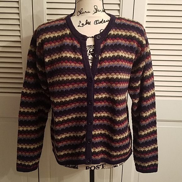 Paul Harris Design | Sweaters | Vintage Paul Harris Design Multicolored ...